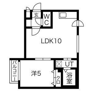 ラフィネ東札幌 101｜北海道札幌市白石区東札幌二条６丁目(賃貸マンション1LDK・1階・32.24㎡)の写真 その2