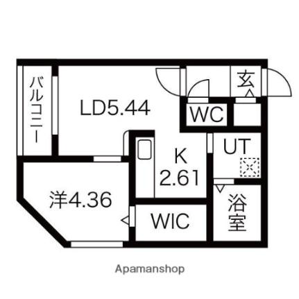 北海道札幌市白石区南郷通１４丁目北（賃貸マンション1LDK・1階・31.49㎡） その2