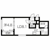 グラシアス平岸 202 ｜ 北海道札幌市豊平区平岸三条６丁目（賃貸マンション1LDK・2階・35.21㎡） その2