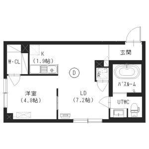 ＤＡｐａｒｔｍｅｎｔ　Ｎ3Ｅ6　（Ｎ3Ｅ6Ｃ棟） 203 ｜ 北海道札幌市中央区北三条東６丁目（賃貸マンション1LDK・2階・36.00㎡） その2