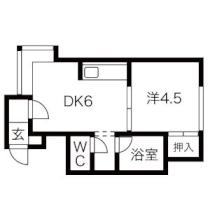 コテージ平岸 201 ｜ 北海道札幌市豊平区平岸二条３丁目（賃貸アパート1DK・3階・27.22㎡） その2