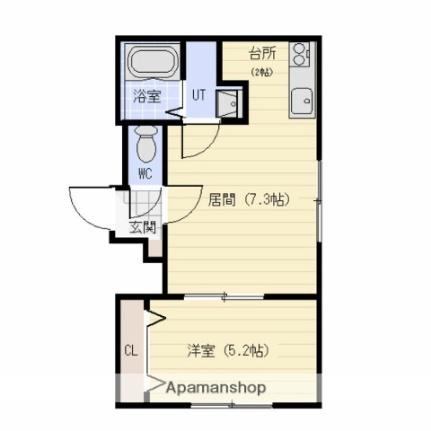 北海道札幌市白石区本通１３丁目南（賃貸マンション1LDK・4階・32.13㎡） その2