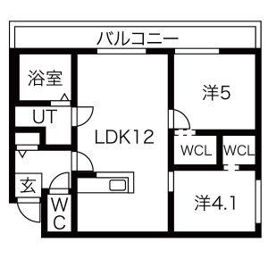 ｎｏｂｌｅ　ｈｉｌｌ　南郷通 301｜北海道札幌市白石区南郷通２０丁目南(賃貸マンション2LDK・3階・48.91㎡)の写真 その2