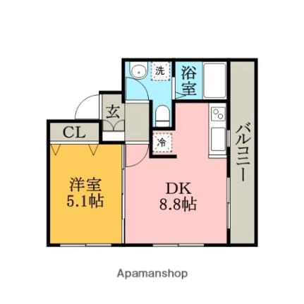 北海道札幌市白石区東札幌二条３丁目(賃貸マンション1LDK・2階・31.62㎡)の写真 その2