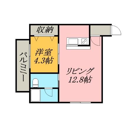 ＡＮＮＴＳ（アンツ） 603｜北海道札幌市豊平区中の島一条３丁目(賃貸マンション1LDK・6階・40.00㎡)の写真 その2