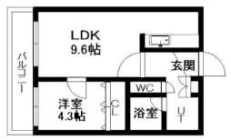 南郷13丁目駅 4.7万円