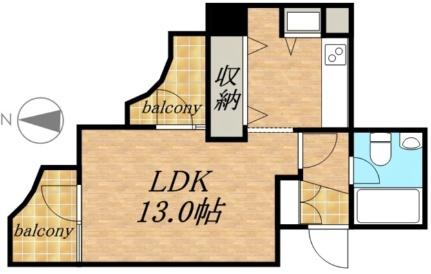 ビッグパレス西線ＷＥＳＴ 901｜北海道札幌市中央区南八条西１４丁目(賃貸マンション1K・9階・33.68㎡)の写真 その2