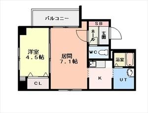 クレエル大通 00303 ｜ 北海道札幌市中央区南一条西１８丁目（賃貸マンション1DK・3階・32.88㎡） その2