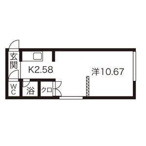 シティノースワン 407｜北海道札幌市中央区大通東５丁目(賃貸マンション1K・4階・28.80㎡)の写真 その2