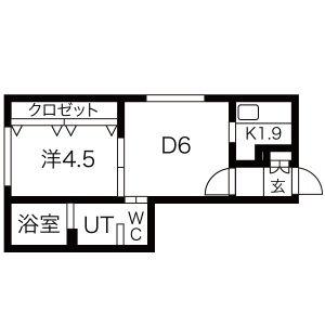 Ａｌｉｖｉｏ 205｜北海道札幌市中央区南六条西１３丁目(賃貸マンション1DK・2階・29.93㎡)の写真 その2