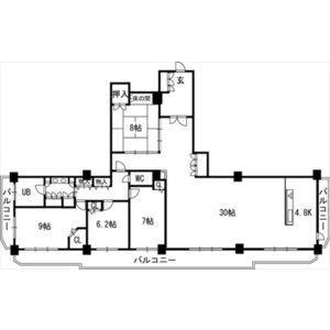 知事公館前タワーレジデンス 03002｜北海道札幌市中央区北三条西１６丁目(賃貸マンション4LDK・30階・145.97㎡)の写真 その2