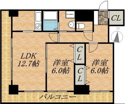 ティアラタワー中島倶楽部（I－IV） 3305｜北海道札幌市中央区南八条西４丁目(賃貸マンション2LDK・31階・61.00㎡)の写真 その2