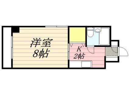 北海道札幌市中央区南六条西１４丁目(賃貸マンション1K・4階・23.10㎡)の写真 その2