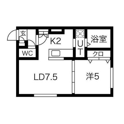 ＤＡＹＳ山鼻 402 ｜ 北海道札幌市中央区南二十二条西９丁目（賃貸マンション1LDK・4階・34.50㎡） その2