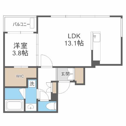 Ｔｈｅ　Ｅｉｇｈｔ 203｜北海道札幌市北区北十七条西５丁目(賃貸マンション1LDK・2階・42.27㎡)の写真 その2