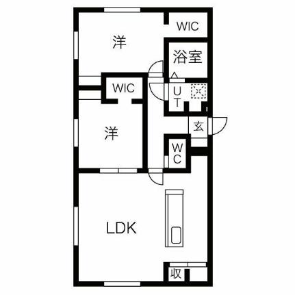 仮）Ｒーｆｉｎｏ北8条 205｜北海道札幌市中央区北八条西２０丁目(賃貸マンション2LDK・2階・66.12㎡)の写真 その2