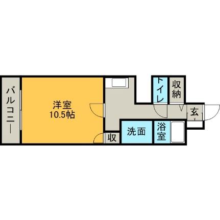 クレール北10条 1003｜北海道札幌市北区北十条西１丁目(賃貸マンション1K・10階・31.32㎡)の写真 その2