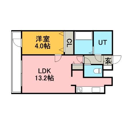 インボイス札幌レジデンス 503｜北海道札幌市中央区大通東３丁目(賃貸マンション1LDK・5階・35.70㎡)の写真 その2