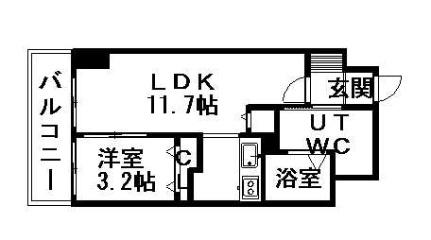 レジディア大通西 708｜北海道札幌市中央区大通西８丁目(賃貸マンション1LDK・7階・31.98㎡)の写真 その2