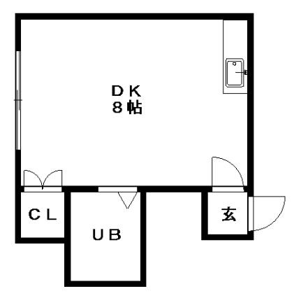 サンホームマンション樹むら 203 ｜ 北海道札幌市白石区東札幌二条３丁目（賃貸アパート1R・2階・19.80㎡） その2