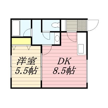 北海道札幌市豊平区西岡一条３丁目（賃貸アパート1DK・1階・33.39㎡） その2