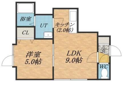 グッドライト月寒東 106｜北海道札幌市豊平区月寒東四条９丁目(賃貸アパート1LDK・1階・31.67㎡)の写真 その2