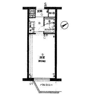 トーカンマンション第3中の島 110｜北海道札幌市豊平区中の島二条２丁目(賃貸マンション1K・1階・23.40㎡)の写真 その2