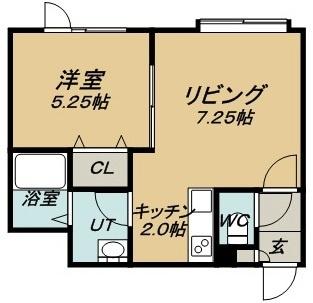 グラウディ・レビジョンIII 203 ｜ 北海道札幌市豊平区西岡一条９丁目（賃貸アパート1LDK・2階・32.81㎡） その2