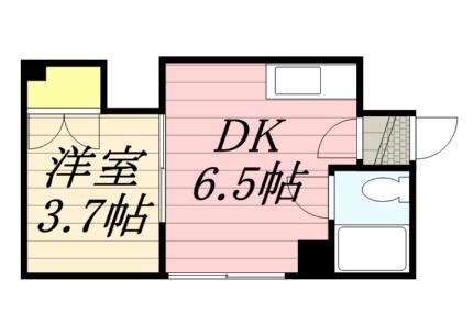 第5もりいマンション 301｜北海道札幌市豊平区中の島一条９丁目(賃貸アパート1DK・3階・18.00㎡)の写真 その2