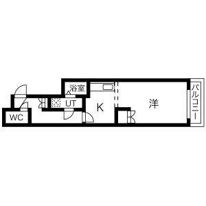 クラリス菊水III 307｜北海道札幌市白石区菊水四条３丁目(賃貸マンション1R・3階・28.40㎡)の写真 その2