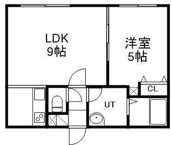 アストレア 405｜北海道札幌市白石区北郷三条４丁目(賃貸マンション1LDK・4階・30.96㎡)の写真 その2