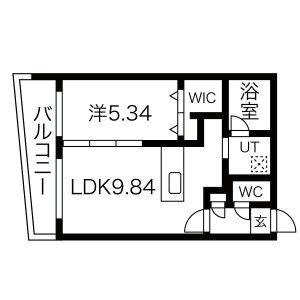 仮）ＧＲＡＮー平岸4ー4　ＭＳ 303｜北海道札幌市豊平区平岸四条４丁目(賃貸マンション1LDK・3階・36.01㎡)の写真 その2