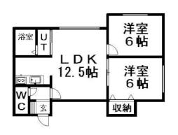 🉐敷金礼金0円！🉐千歳線 平和駅 徒歩15分