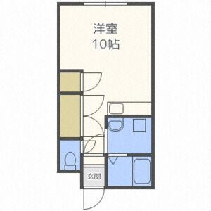 アイホーム銭函 306｜北海道小樽市銭函２丁目(賃貸マンション1R・3階・25.92㎡)の写真 その2