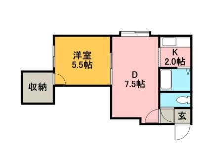 マイルームセピア 202｜北海道札幌市手稲区稲穂二条２丁目(賃貸アパート1LDK・3階・32.80㎡)の写真 その2