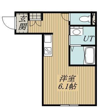 北海道札幌市手稲区前田八条１４丁目（賃貸アパート1K・1階・24.70㎡） その2