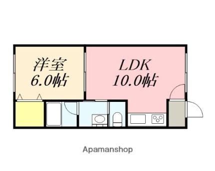 ピュアパレス函館III 505 ｜ 北海道函館市日乃出町（賃貸マンション1LDK・5階・34.65㎡） その2