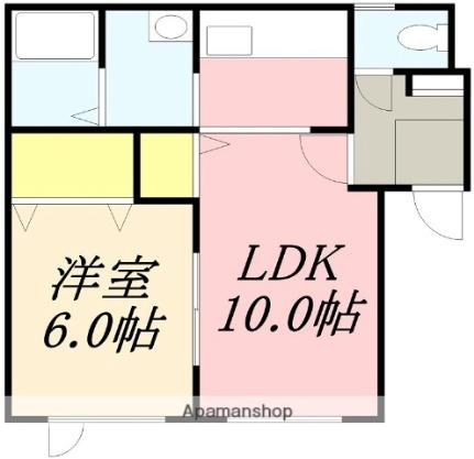 Ｒ’ｓ　Ｆｌａｔ 209｜北海道亀田郡七飯町大中山１丁目(賃貸アパート1DK・2階・35.92㎡)の写真 その2