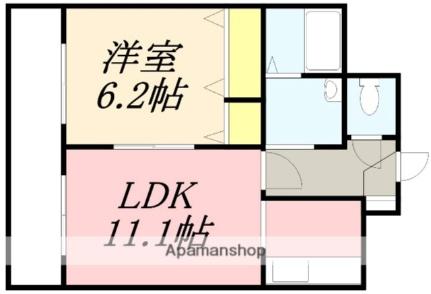 ボヌール中道参番館 302｜北海道函館市中道２丁目(賃貸マンション1LDK・3階・39.76㎡)の写真 その2