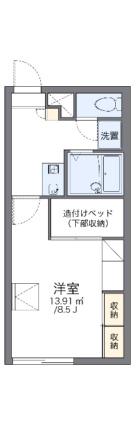 レオパレスしあわせの家 103｜北海道函館市高松町(賃貸アパート1K・1階・23.18㎡)の写真 その2