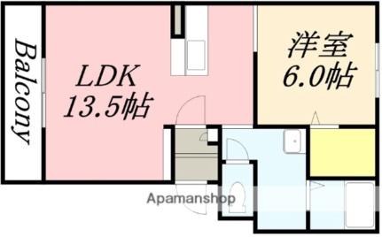 インペリアルＳ 303｜北海道函館市昭和１丁目(賃貸マンション1LDK・3階・45.21㎡)の写真 その2