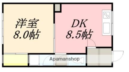 ハイツアスカ 105｜北海道函館市本町(賃貸アパート1DK・1階・34.84㎡)の写真 その2