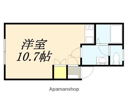 メゾンドフラッシュ五稜郭 101｜北海道函館市五稜郭町(賃貸マンション1R・1階・24.76㎡)の写真 その2