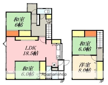 深堀町14貸家 1｜北海道函館市深堀町(賃貸一戸建4LDK・1階・109.30㎡)の写真 その2