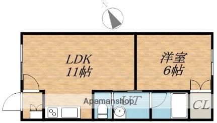 ピュアパレス七重浜 108｜北海道北斗市七重浜１丁目(賃貸アパート1LDK・1階・35.00㎡)の写真 その2