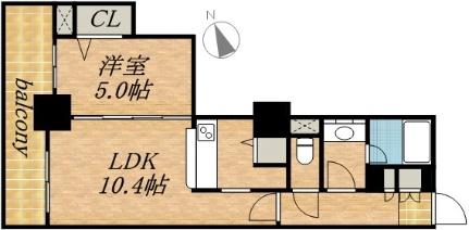 ＰＲＩＭＥ　ＵＲＢＡＮ札幌　ＲＩＶＥＲ　ＦＲＯＮＴ 01210｜北海道札幌市中央区南九条西１丁目(賃貸マンション1LDK・12階・38.03㎡)の写真 その2