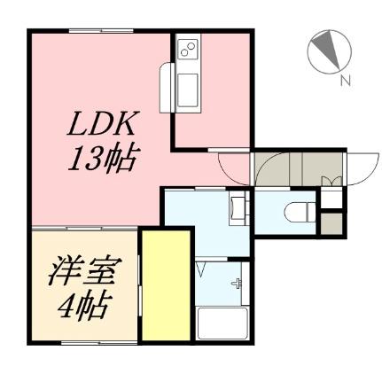 Ｌｅ　Ｓｏｌｅｉｌ　ｄｅ　Ｍａｒｕｙａｍａ 303｜北海道札幌市中央区南七条西２５丁目(賃貸マンション1LDK・3階・39.85㎡)の写真 その2