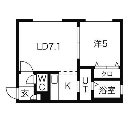 パークスクエア円山公園 302｜北海道札幌市中央区北一条西２８丁目(賃貸マンション1DK・3階・31.50㎡)の写真 その2