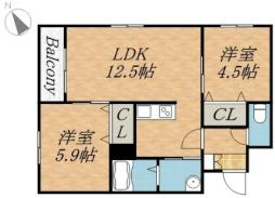 宮の沢駅 6.7万円