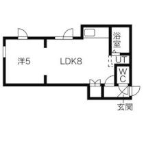 トキメック円山並木通I 0202 ｜ 北海道札幌市中央区北三条西２４丁目（賃貸アパート1DK・2階・29.70㎡） その2